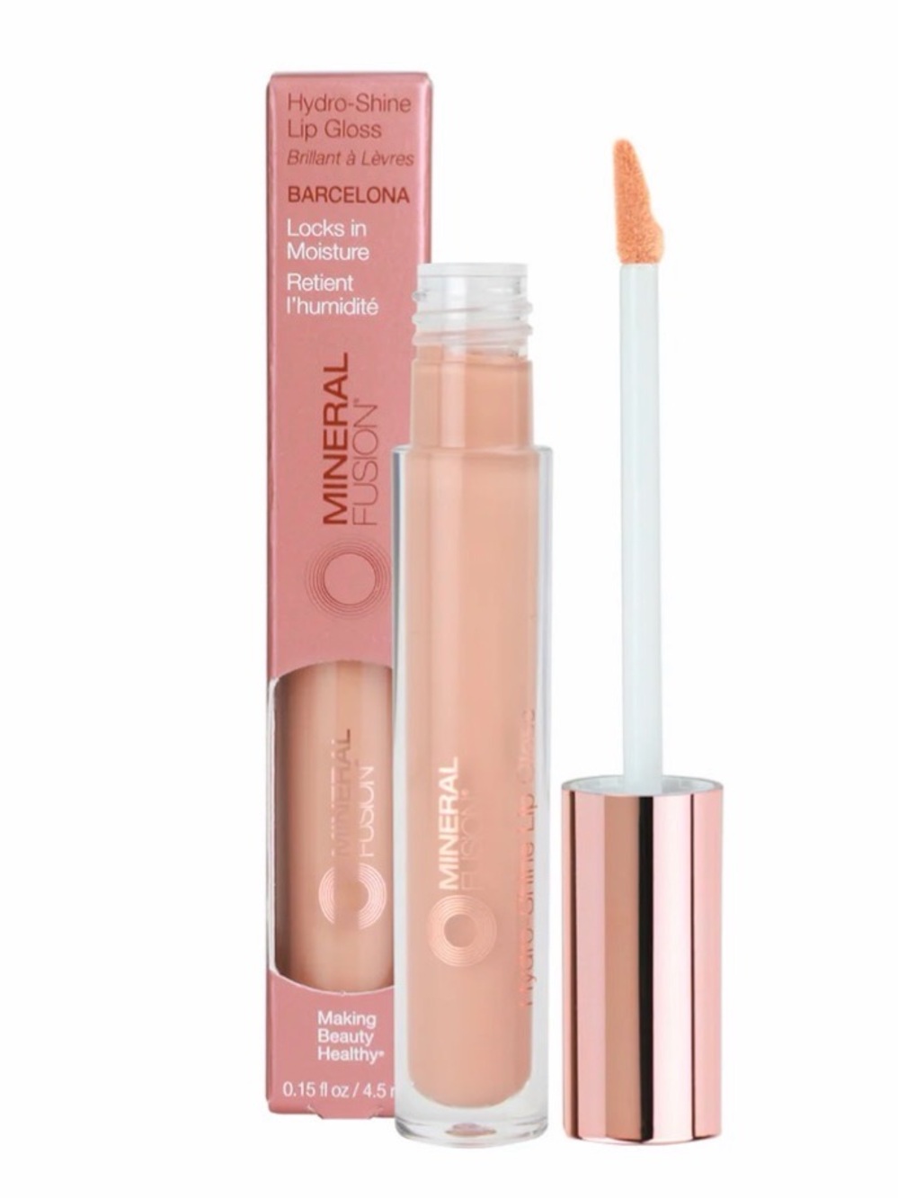 Mineral Fusion Hydro-Shine Lip Gloss in Barcelona